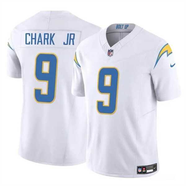 Men & Women & Youth Los Angeles Chargers #9 DJ Chark Jr White 2024 F.U.S.E. Vapor Limited Stitched Jersey->los angeles chargers->NFL Jersey